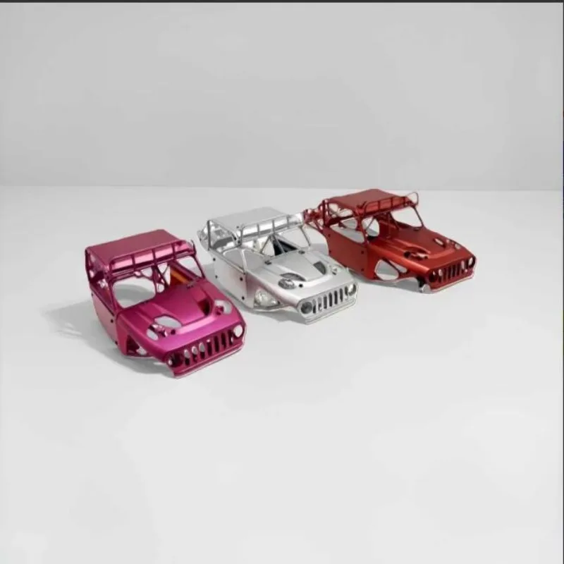 CNC Aluminum Body Kit for 1:10 VP H10 Optic RC Crawler, Hood & Front Face & Side Panels & Top Cover, 3 Colors Upgrade Parts