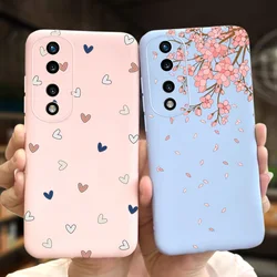 Phone Case For Huawei Honor 70 Pro Case Honor 70 Cover Women Fashion Flowers Back Cover For Honor 70 5G 70Pro Shockproof Bumper