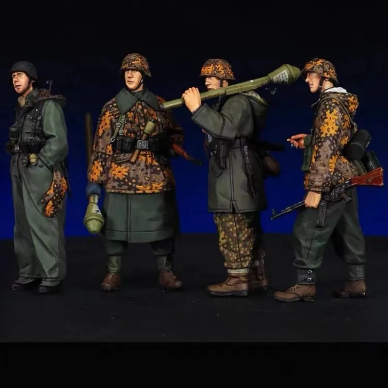 

1/35 resin soldier model GK - Military theme - Unassembled and unpainted DIY kit - 629 630