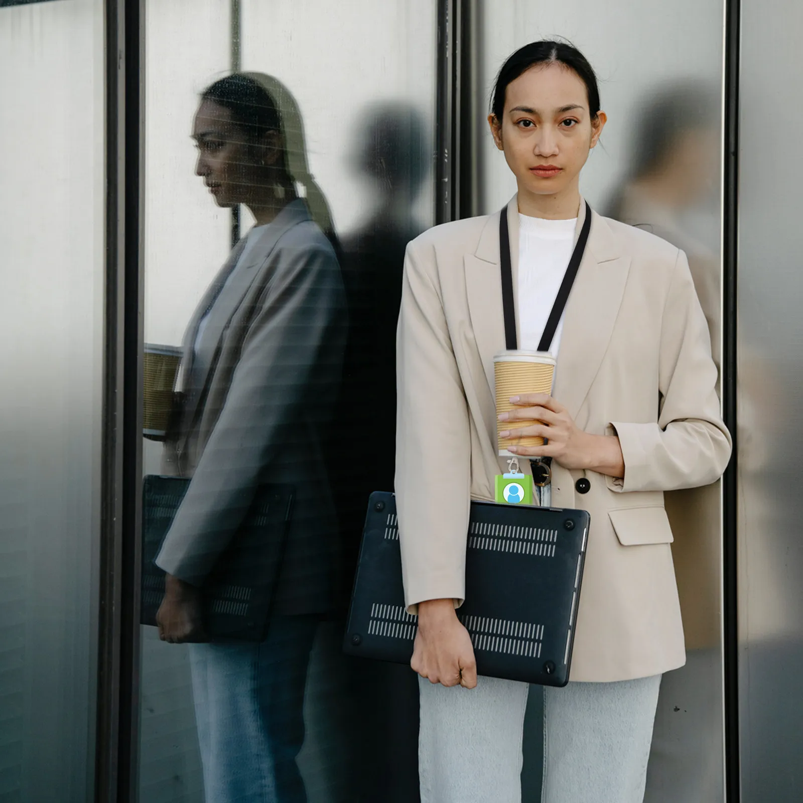 

Набор из 8 легких, не деформирующихся бейджей-шнурков с зажимом из цинкового сплава для офисных сотрудников, студентов, больниц, проездных на автобус, ключей от отелей