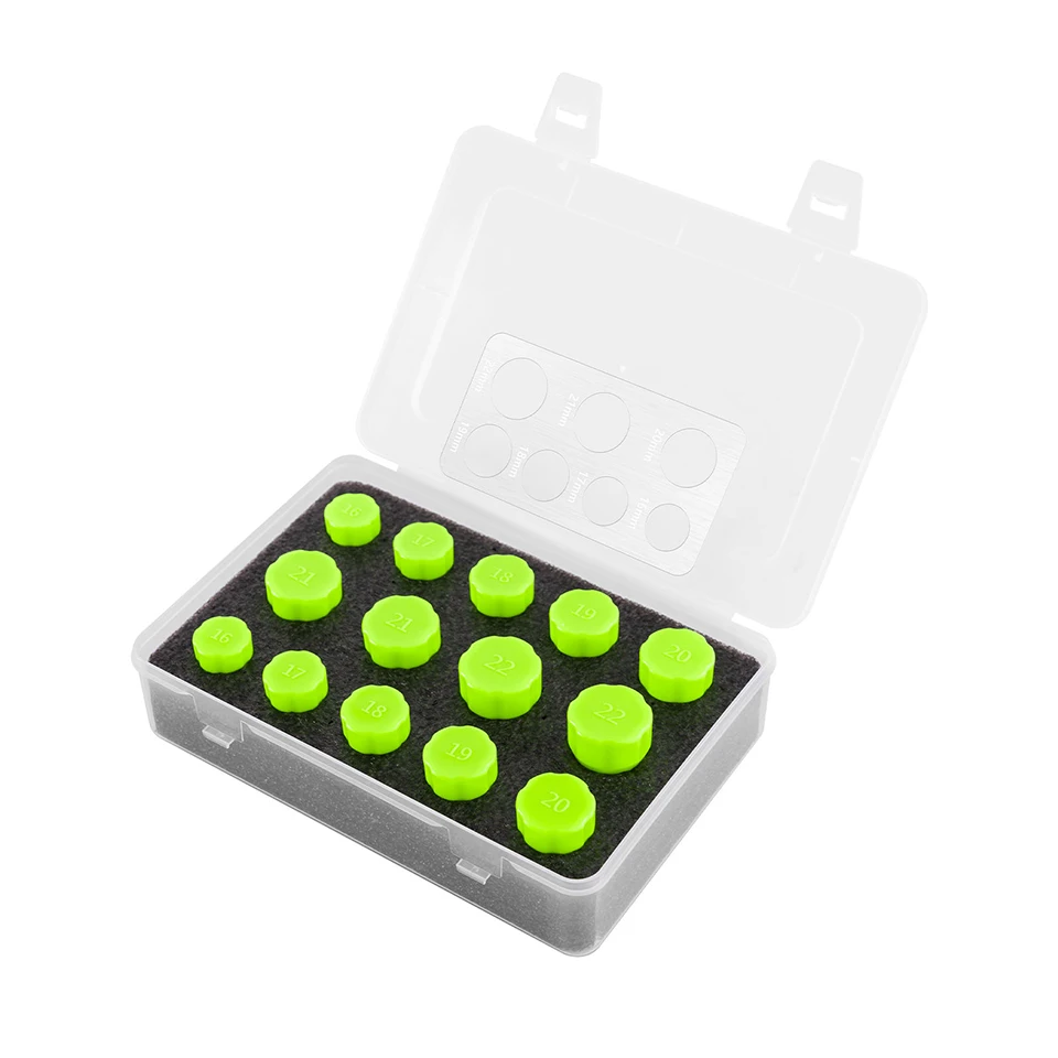 

15-Pc Precision Circle Cutter Set for Automotive Vinyl & PPF Installation,Car Wrap Tools with Radar Hole Punch for Tint 7M-6