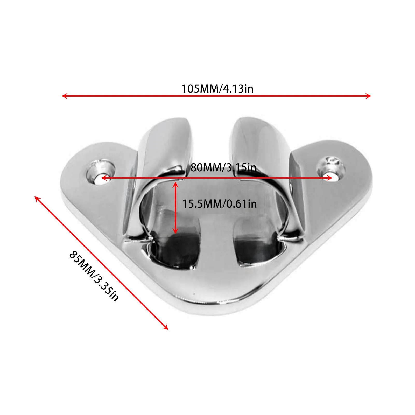 القوس المربط خط Chock 316 الفولاذ المقاوم للصدأ عالية مصقول طويل المتانة غير قابل للصدأ القوس المربط هيكل قوي لليخوت