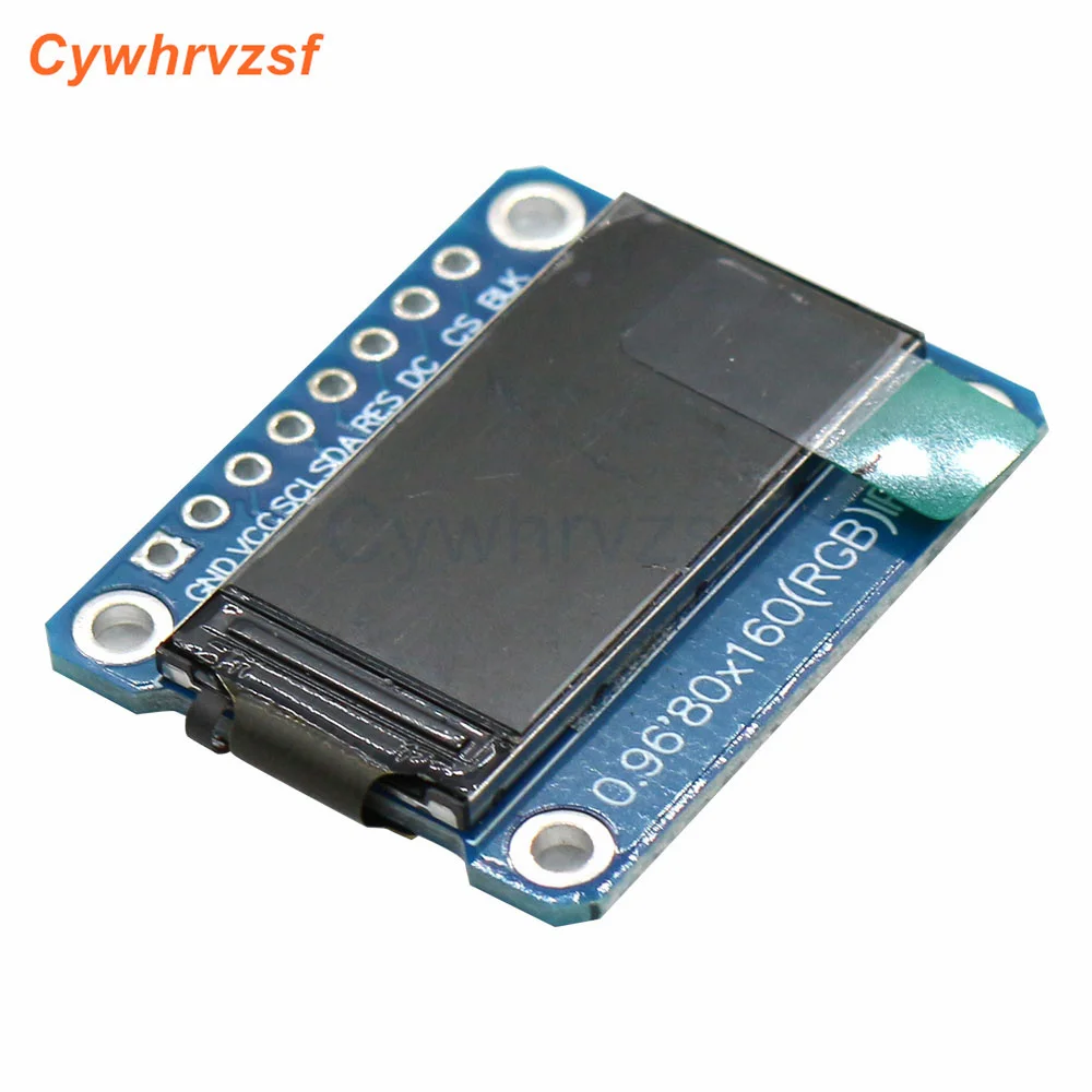 IPS 0.96 inch 8 Pin SPI HD 65K Full Color TFT Module ST7735 Drive IC 80*160 LCD Display 3.3V SPI Interface for Arduino DIY