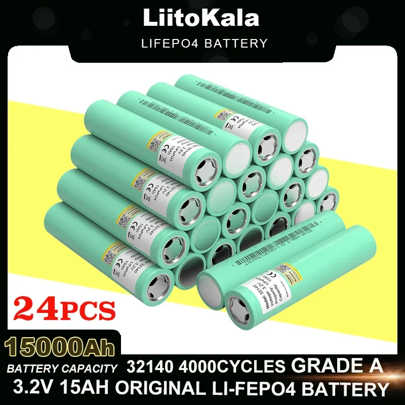 

Аккумуляторная батарея LiitoKala, 3,2 в, 32140, 15 Ач, для автомобиля