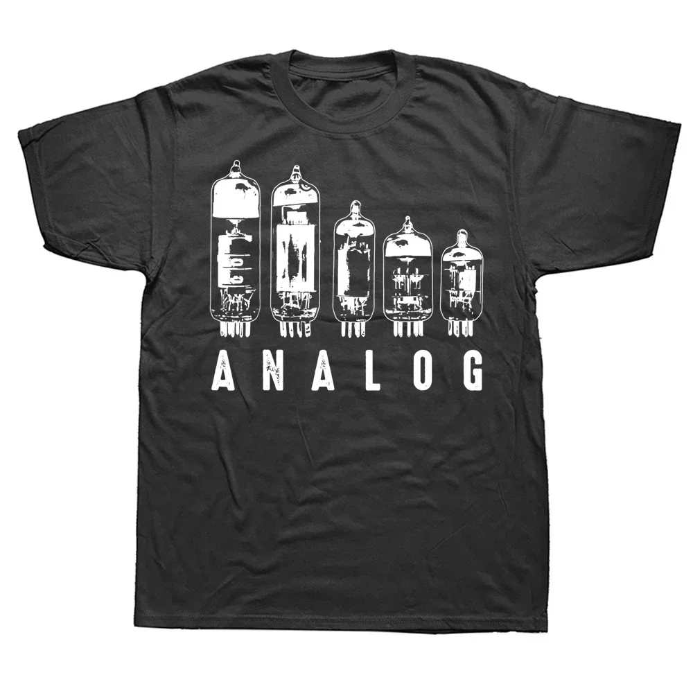 Streetwear Short Sleeve Birthday Gifts Summer Style T-shirt Novelty Cool Analog Vacuum Tubes Funny Electron Valve Lover