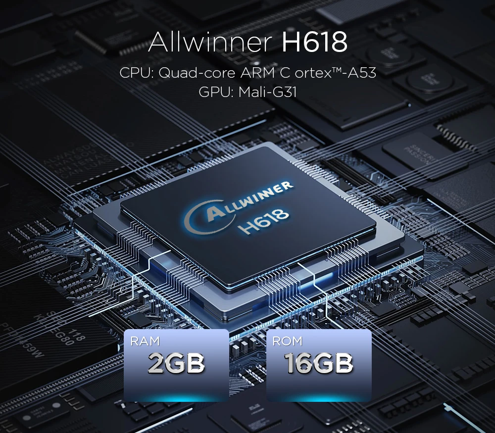 Tanix TX13 Smart TV Box Android 14 AIIwinner H618 مع 2GB 16GB يدعم H.265 AV1 Dual Wifi HDR 10+ صندوق فك التشفير لمشغل الوسائط