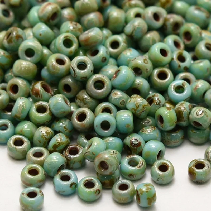 Miyuki Round Beads Picasso Coating Series Glass Beads Japan DIY Seed Beads for Jewelry Making