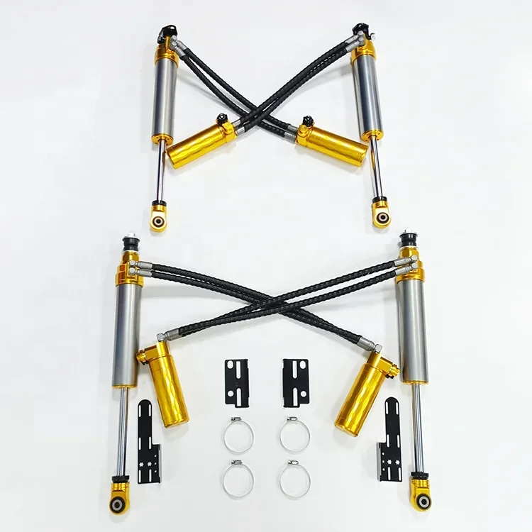 High performance nitrogen double oil shock absorber offroad 4x4 suspension kit for JK JL JT