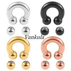 Vankula 1pcs Ear Weight Hanger Tunnel Plugs Stretcher Expander Piercing Body Jewelry