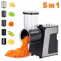 1000W 5 in 1 Electric vegetable cutter With Stainless Steel Blade household vegetable cutter shredder slicer Carrot Cutter