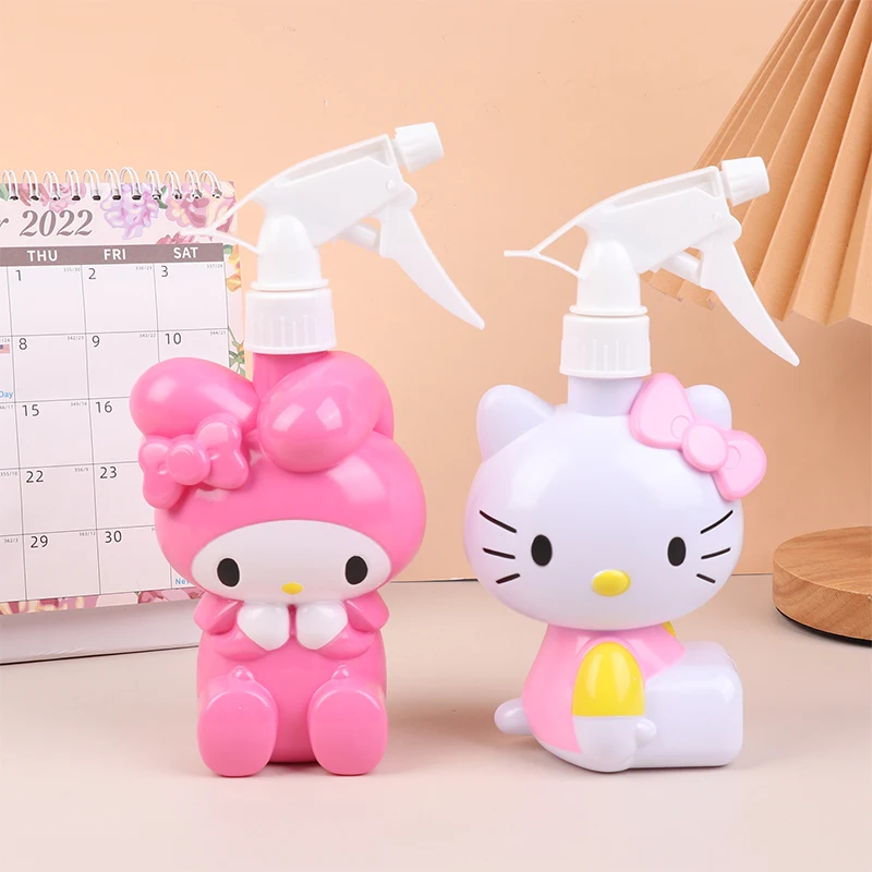 Sanrio 480ML Hello Kitty My Melody Spray Bottle Anime Sanrios Garden Water Sprayer Moisturizer Refill Bottle Travel Container