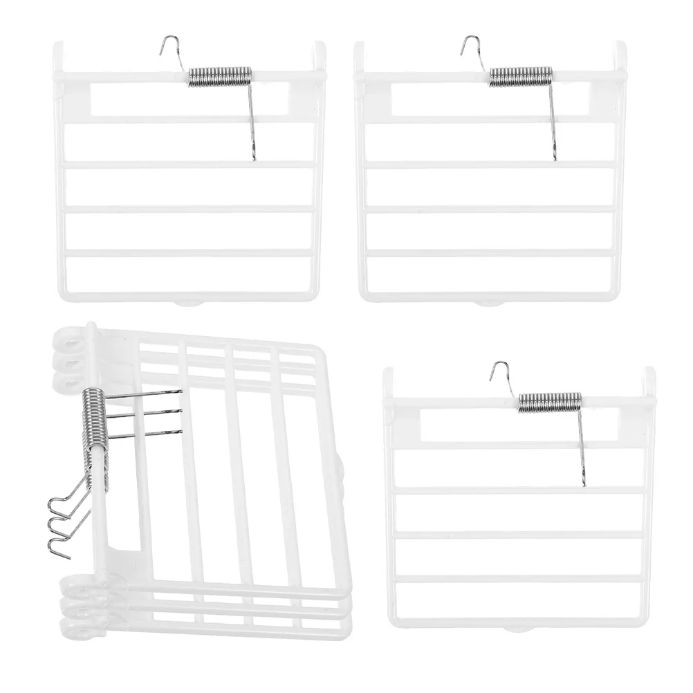 

6Pcs Birdcage Door Replacement Plastic Spring Bird Cage Parts Durable Accessories for Parrot Pigeon Cage Security