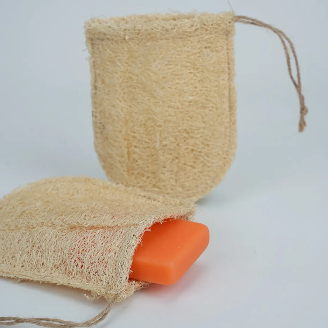 

NEW Natural Loofah Soap Foaming Bags Exfoliating Bath Washing Tools Shower Body Clean Bubble Helper Deep Cleaning Bath Supplies