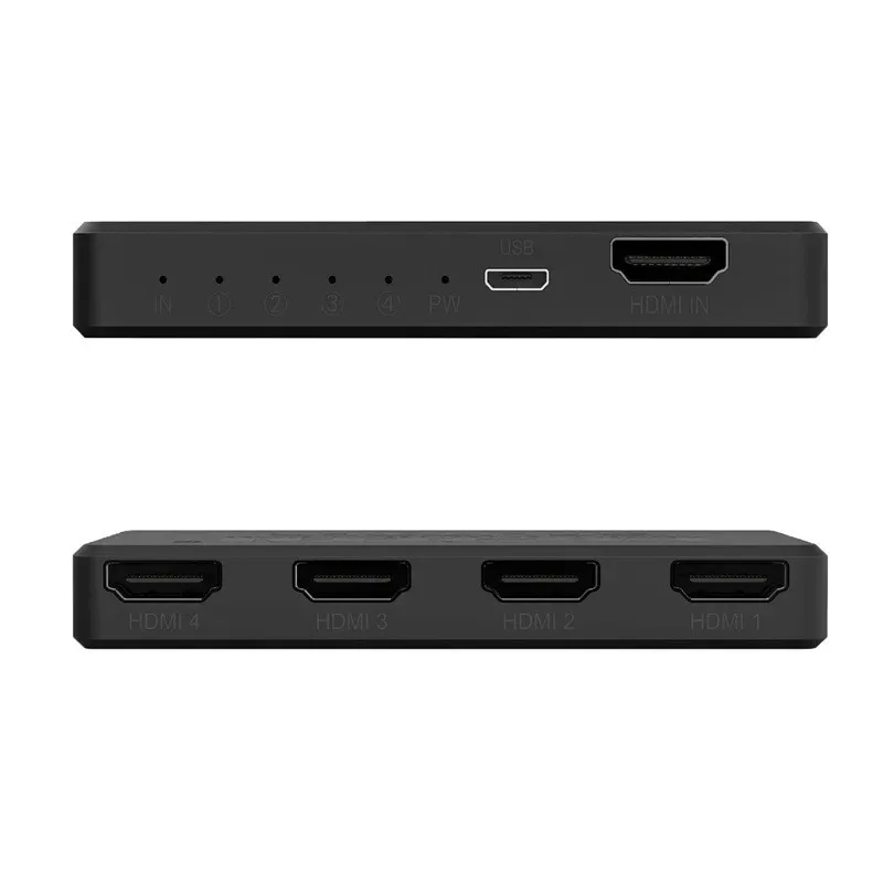 One To Two HDMI Splitter 2k4k One in Four Out HDMI High-definition Video Divider