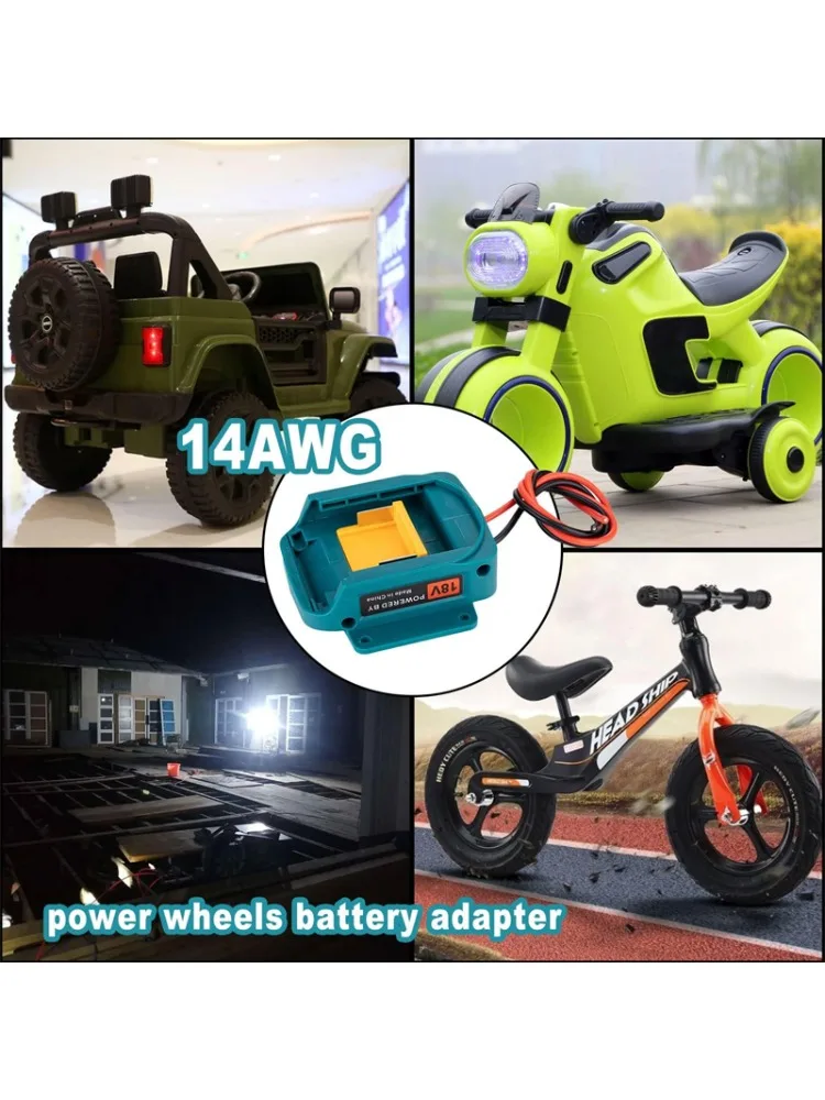 Dla Makita 14.4V 18V akumulator litowo-jonowy Adapter DIY złącze kabla akumulatora Adapter wyjściowy BL1830 BL1840 BL1850 do wiertarek elektrycznych — zdjęcie produktu 7