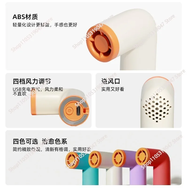 

Портативный USB-мини-вентилятор с мощным потоком воздуха, суперскоростной, компактный, как мини-воздуходувка.