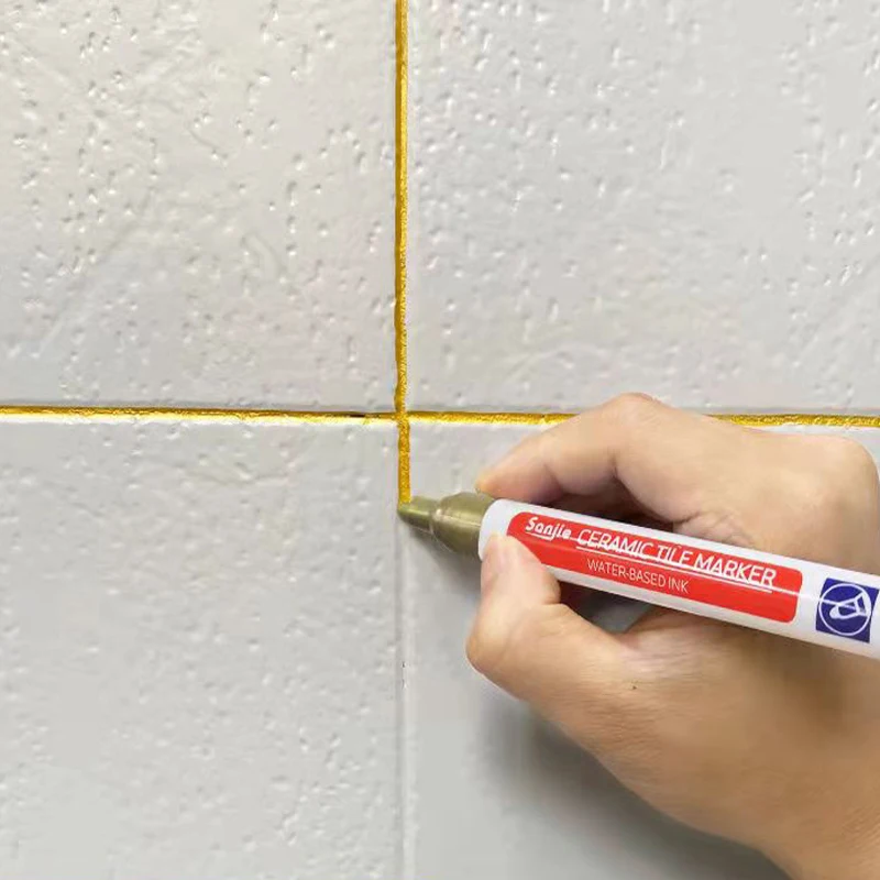 Waterproof Floor Tile Gap Marker Grout Pen Wall Seam Repair Optional For Tiles Floor Bathroom Restoring Kitchen Decontamination