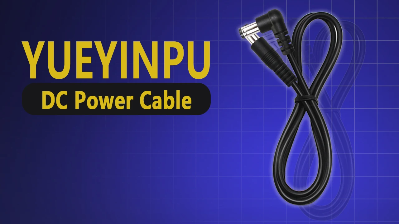 5 Stück DC-Kabel 5,5 x 2,11mm für Gitarreneffektpedal-Anschluss, 24 AWG Stromkabel, Gitarrenpedal-Stromversorgung – Detail 1