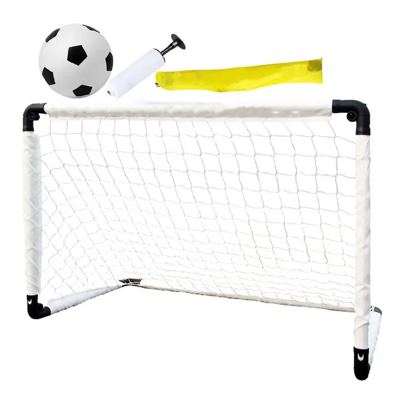 

Foldable Soccer Goal Cute Kids Soccer Goals Included Football Ball Pump Carrying Bag Practice Net Foldable Soccer Training