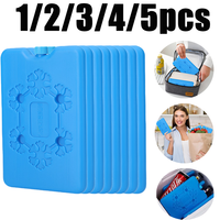 1-5pcs Portable Ice Pack Reusable Set Long Period Of Time Keep For Office Gathering Camping Food Fresh In Lunch Boxes And Bags