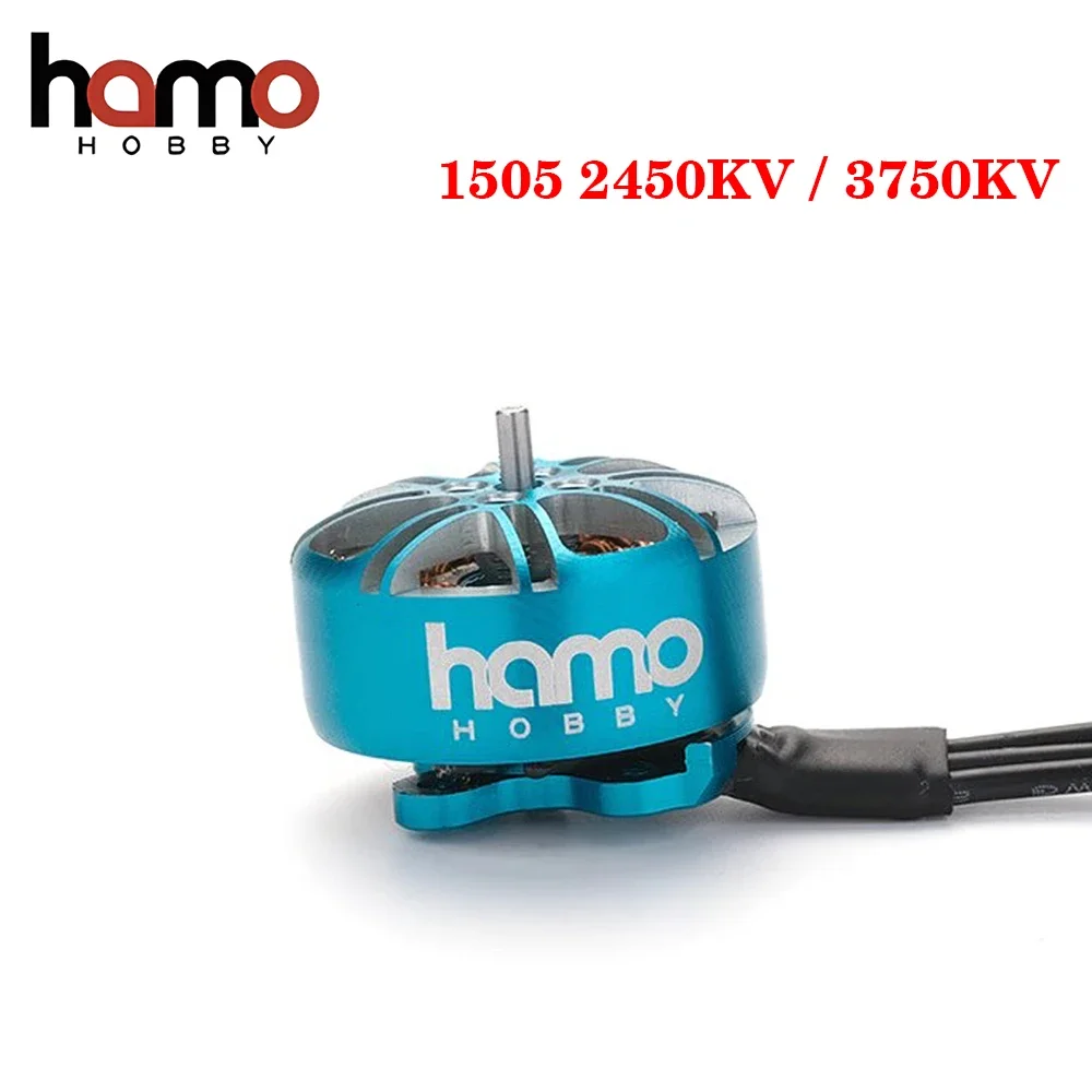 

Бесщеточный двигатель Hamo HOBBY 1505 2450KV / 3750KV 3 ~ 6S Lipo для 2,5 ~ 4 дюймового пропеллера FPV гоночного дрона