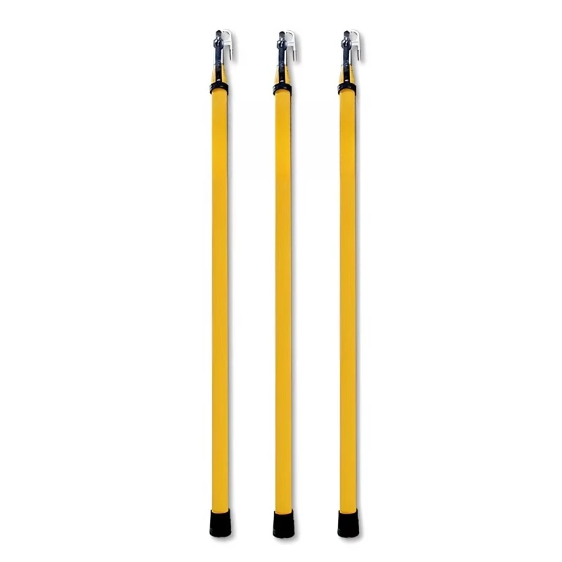 Pertiga Telescopic Triangle Hot Stick Rod Fiberglass Insulated Lockable/Electric High Voltage Insulation Materials