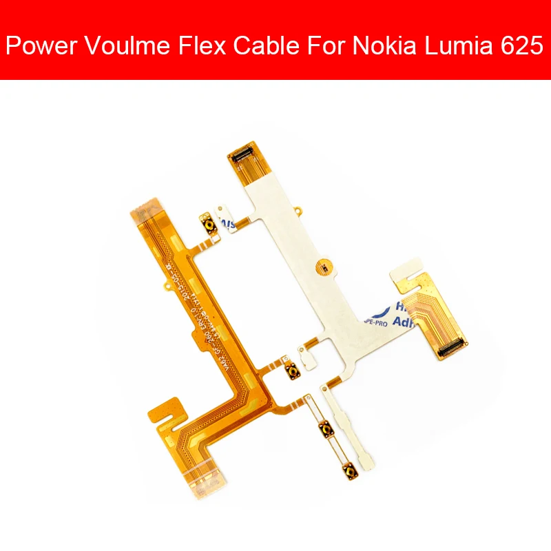 Up/down Volume Flex Cable For Nokia Lumia 720 640XL 1520 920 950XL 820 640 950 1020 925 625 1320 Power Side Key Flex Cable