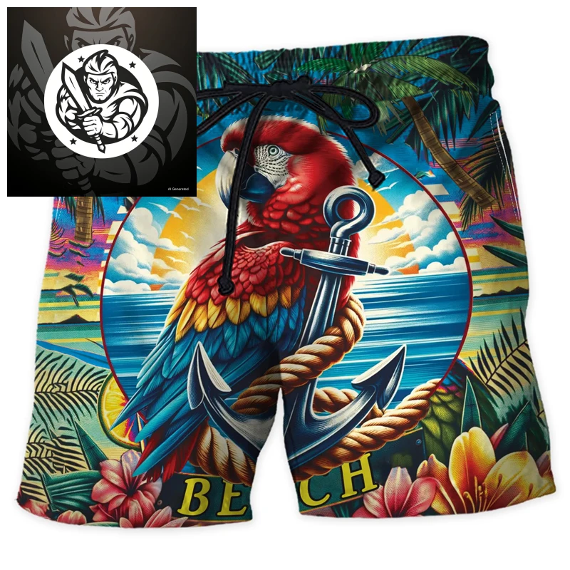 Рисунок 4 - Короткие брюки для влюбленных попугаев для мужчин