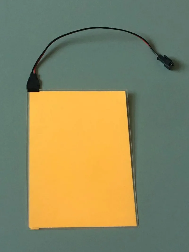 EL Panel Backlight Ultra-thin Led Glowing A6 Size 105mm x148 LED Electroluminescent El Backlight With DC12V USB Battery Driver