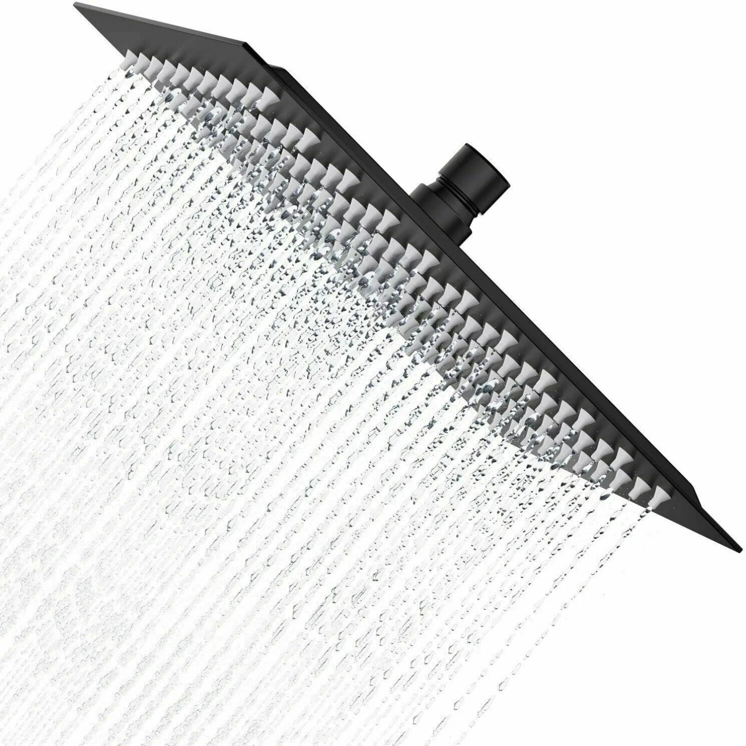 Sleek and elegant, this high-pressure rain shower head boasts a stylish chrome finish and advanced technology for enhanced water