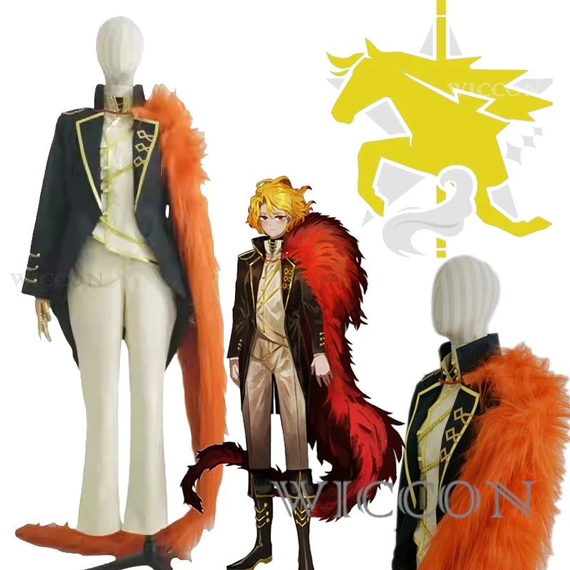 

2025 Game Limbus Company Don Quixote Spoiler Sancho Cosplay Outfit Halloween Unisex Costume Cosplay Outfits Clothes Coat Suit Pa