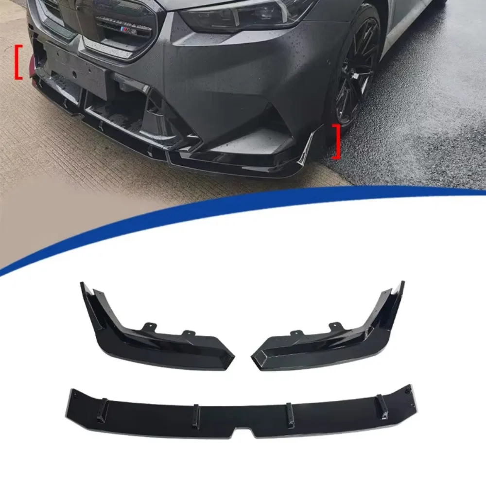 

For BMW M5 G90 2024-2025 Year Splitter Front Bumper Lips Spoiler Body Kit Accessories