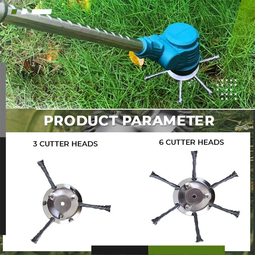 Dây Thép Đầu Tông Đơ Cắt Cỏ Bàn Chải Cắt Bỏ Cỏ Dại Tông Đơ Phụ Kiện Thép Carbon Viền Tròn Cỏ Dại Tông Đơ Máy Cắt Cỏ