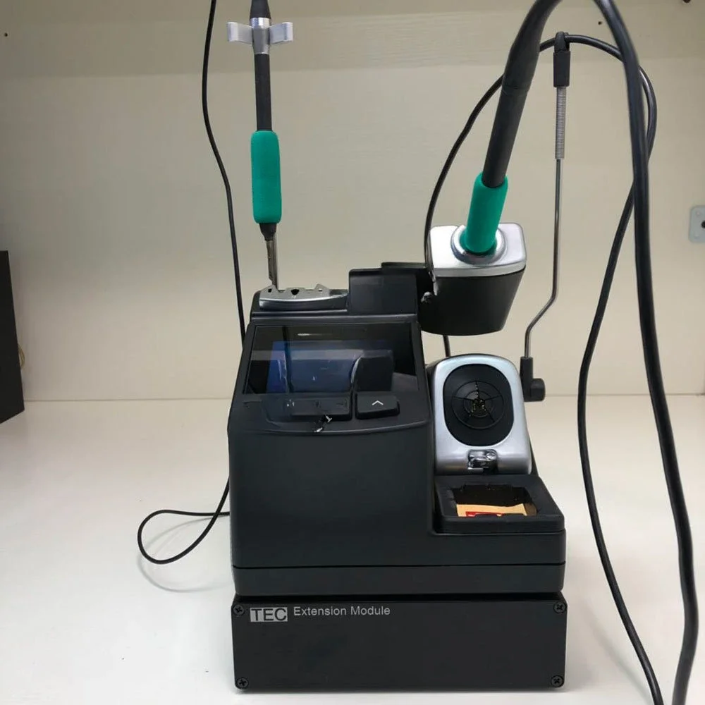 JBC Compatible Soldering Station TEC Expansion Module LCD Digital Display Welding Rework Station Soldering Iron Kit for