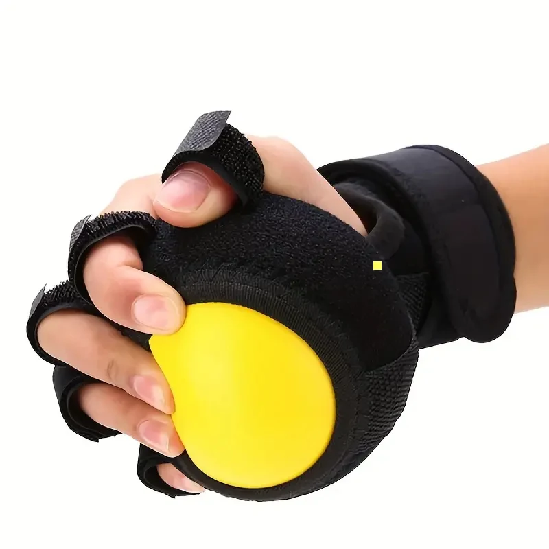 Adjustable Finger Gripper Power Training Ball-Hand Grip Ball Exercise Hemiplegia Strength RehabilitationTool Medical Splint