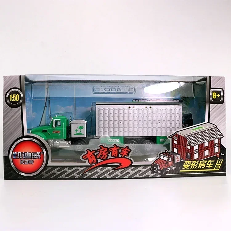 

Deformation Double-deck House Funny 1:50 Alloy Luxury Transformation RV Car Model Ornaments Toy Children Birthday Gift
