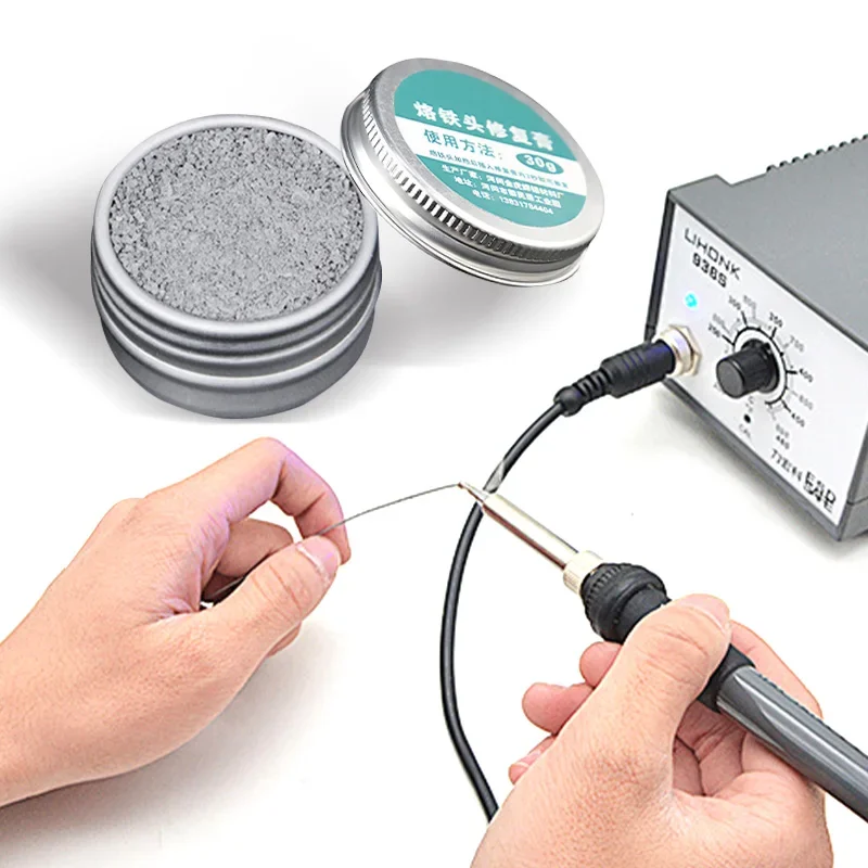 سبيكة لحام تلميح تنظيف لصق سبيكة لحام تلميح لصق لحام الحديد رئيس تينر المنشط القصدير لحام كريم لصق أداة إصلاح #2