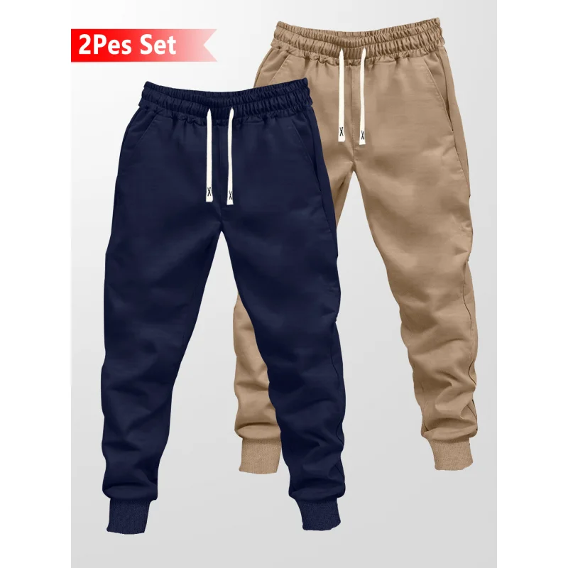 

Комплект из 2-х спортивных костюмов Y2K: мужские повседневные легкие брюки и куртки, осенний мужской комплект одежды, женский спортивный костюм 2026, свободный крой, дышащий, для спорта