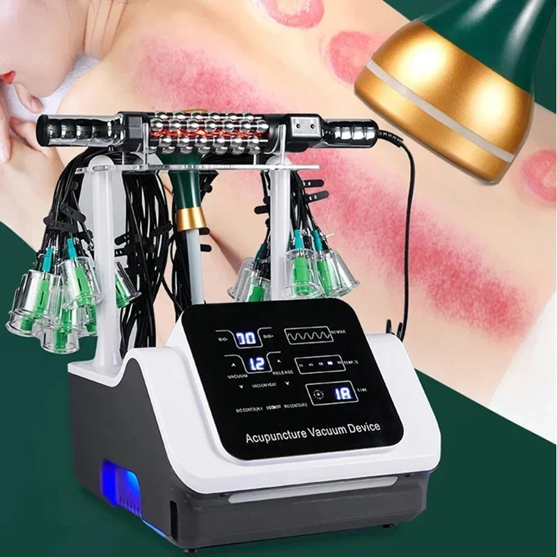 

Intelligent Meridian Instrument EMS Physiotherapy Microelectric Heating Meridian Massage Relaxation Electric Beads Roller