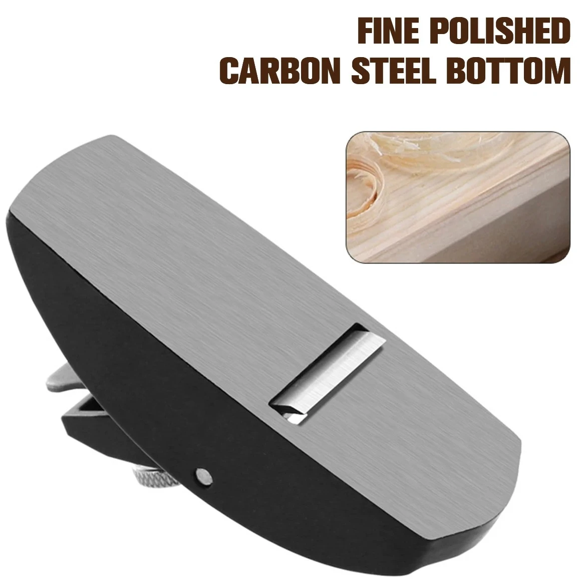 Adjustable Flat Bottom Wood Trimming Planer Precise Mini Hand Planer Professional Woodworking Planer Smoothing Wood Planes Tool