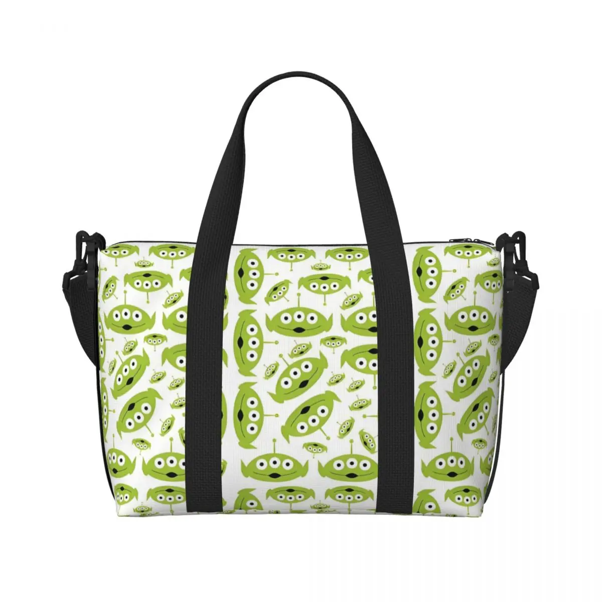 

Custom Toy Stroy Beach Tote Bag for Women Animated Adventure Comedy Film Big Compartment Beach Gym Travel Bags