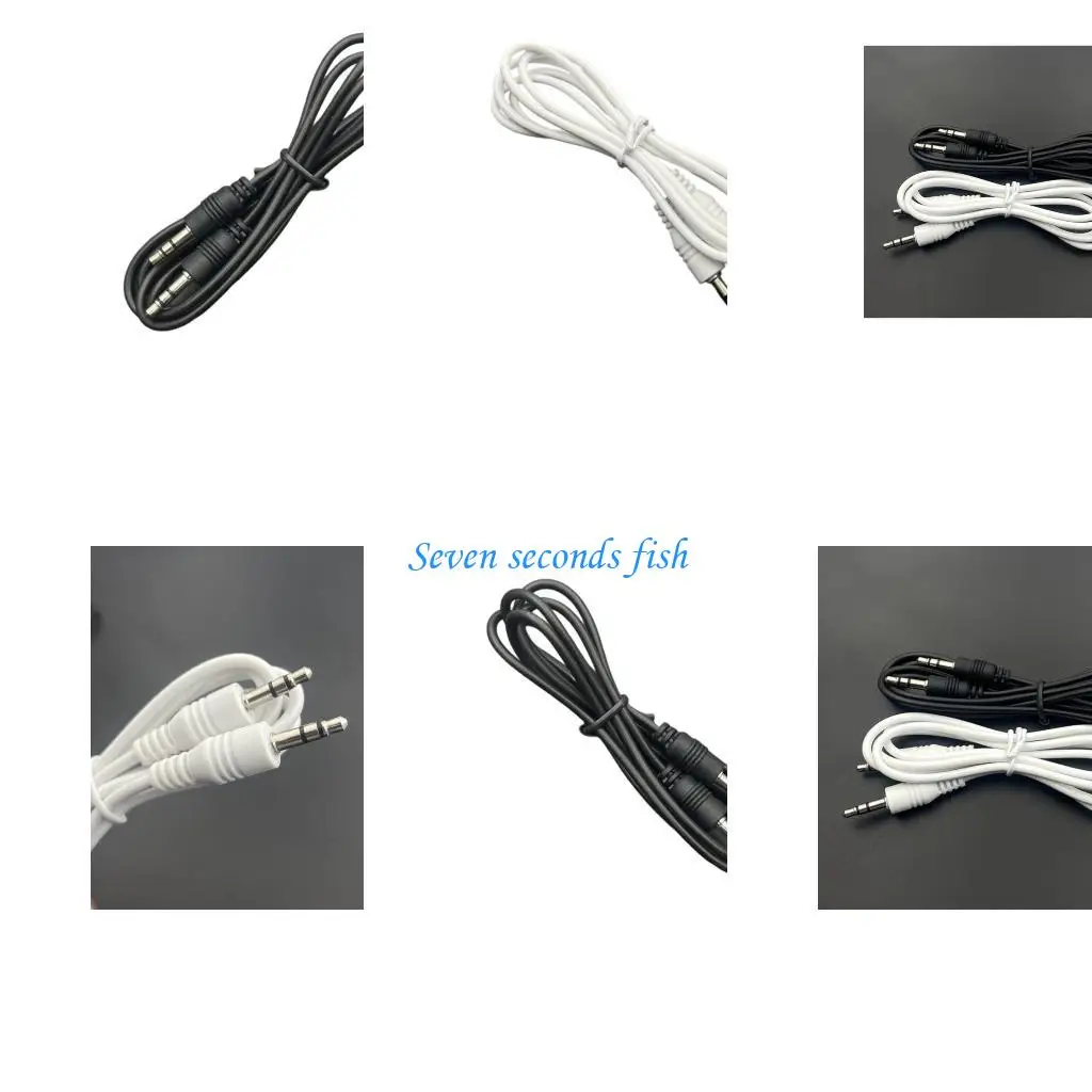 

L74B Premium 3.5mm Stereo Auxs Cable Double Shielding Noise reductions PVC Coating