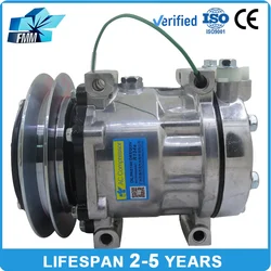 7H13 24V Auto Air Conditioner A/c Compressor For KOBELCO Excavator YN20M00107F2 YT20M00022F4