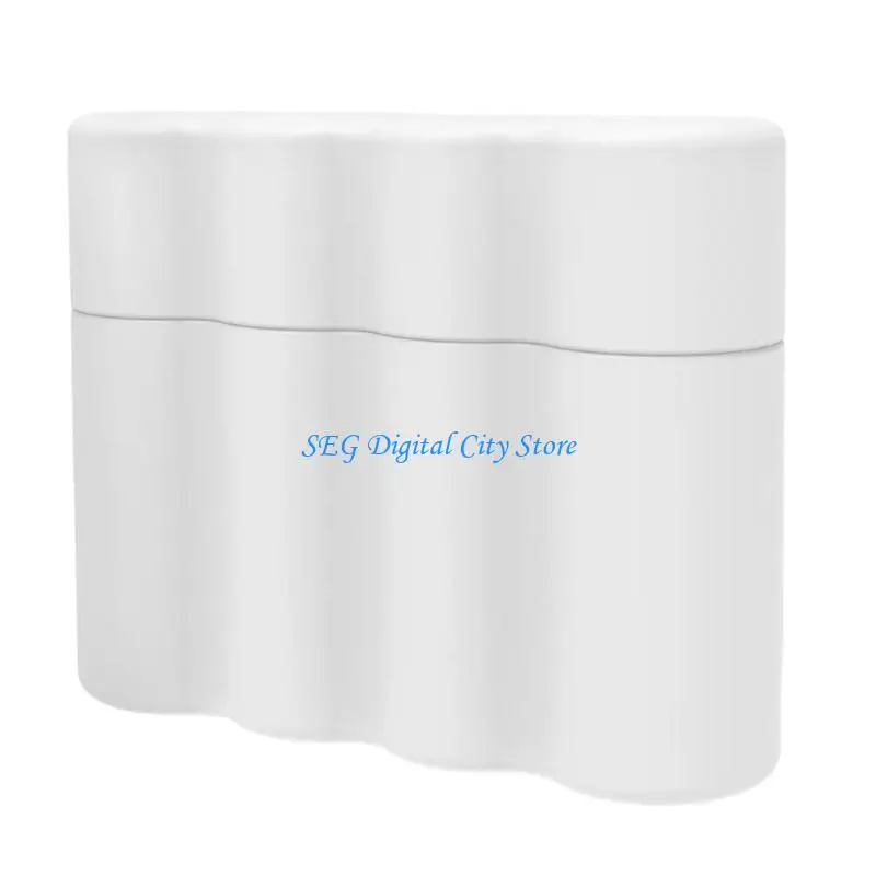 U75B Shockproof Silicone Battery Case Container With Tight Seal Cap For Organizing 2A 3A Batteries Neatly for Travel