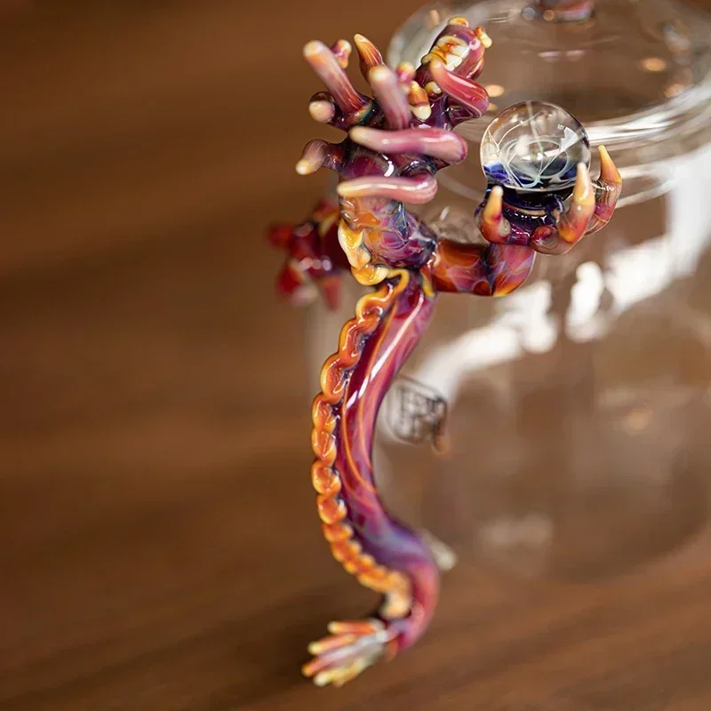 وعاء القهوة البورسليكات الزجاج موقد الشاي صانع مقاومة للحرارة الحليب دفئا صانع الشوكولاتة الساخنة #4