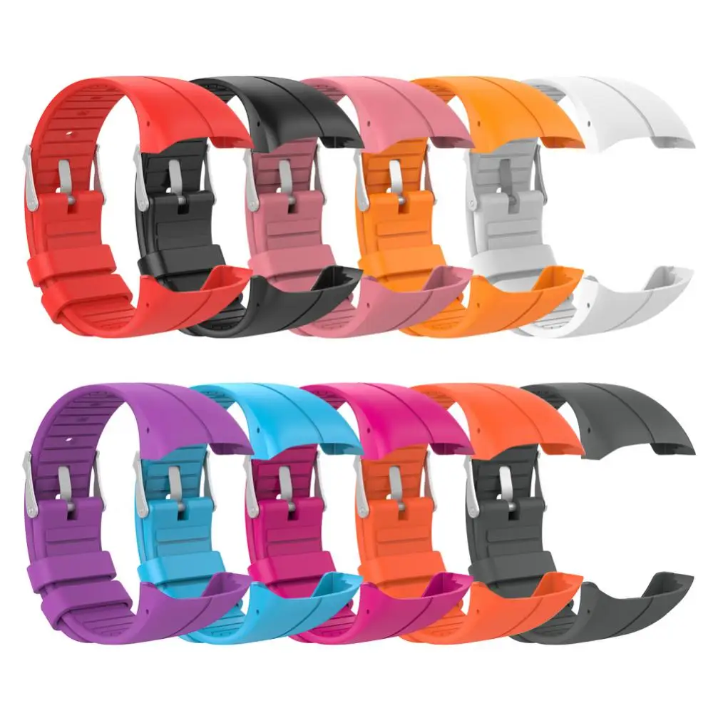 Solid Color Flexible Secure Fit Sweat-resistant Popular Polar M400 M430 Sports Bracelet Stylish Adjustable Customizable Length