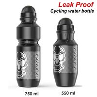 750ml Cycling Water Bottle Safety PP5 Plastic 550ml Sports Gourd Fashion Leak Proof Kettle Bike Bottle Bicycle Accessories