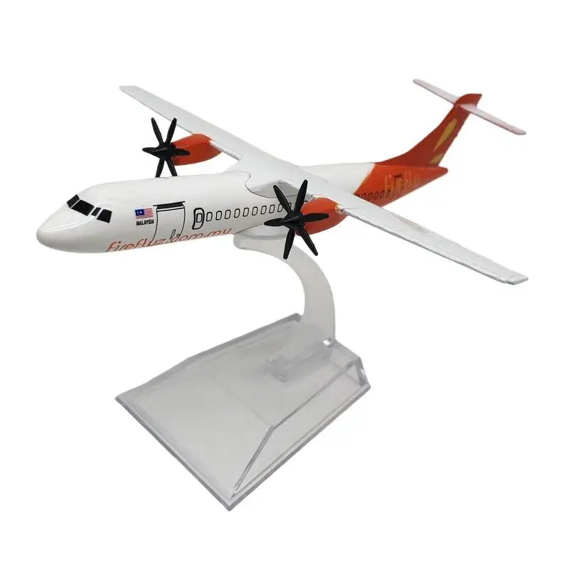160 134 mm gegoten legering ATR FK50 presidentiële vliegtuigmodel met propellers collectie cadeau voor kinderen