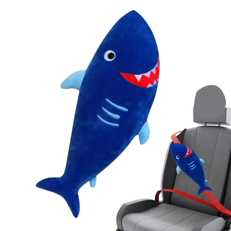 Seat Belt Pillow For Kids Animal Carseat Pillow Soft And Comfortable Pillow For Car Seat Toddler Protect Neck Seat Belt Cushion