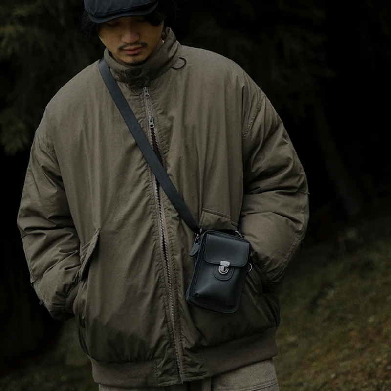 Japanese Winter Set Military Thickened Cargo Baseball Parka+Multi-pocket Drawstring Corduroy Casual Pants Vintage Two-piece Set